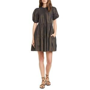 Ulla Johnson Dion Babydoll Tiered Mini Dress Size 2